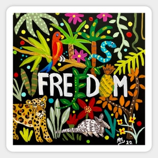 Freedom Sticker